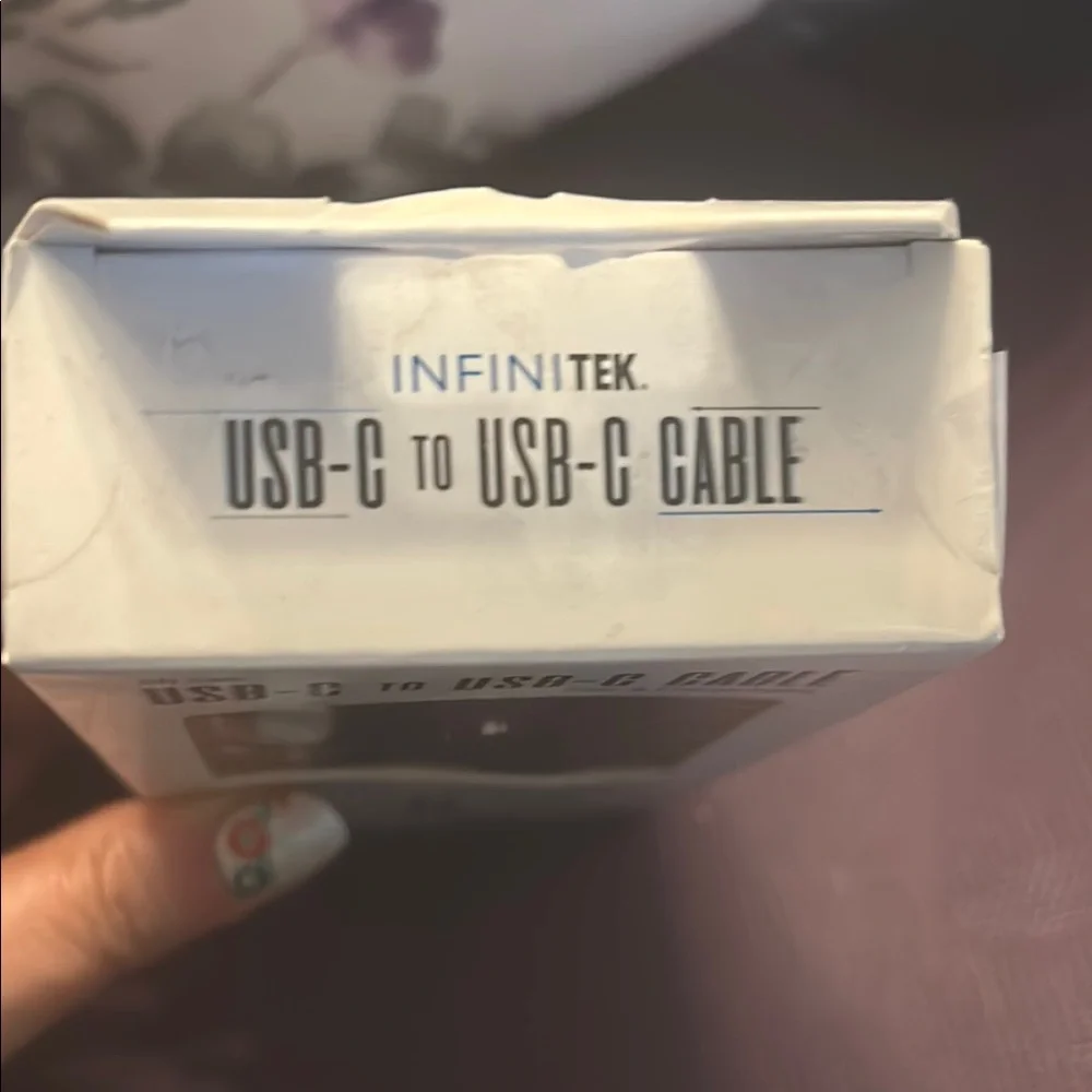 Black USB-C to USB-C Cable‎ - 6ft New- factory sealed